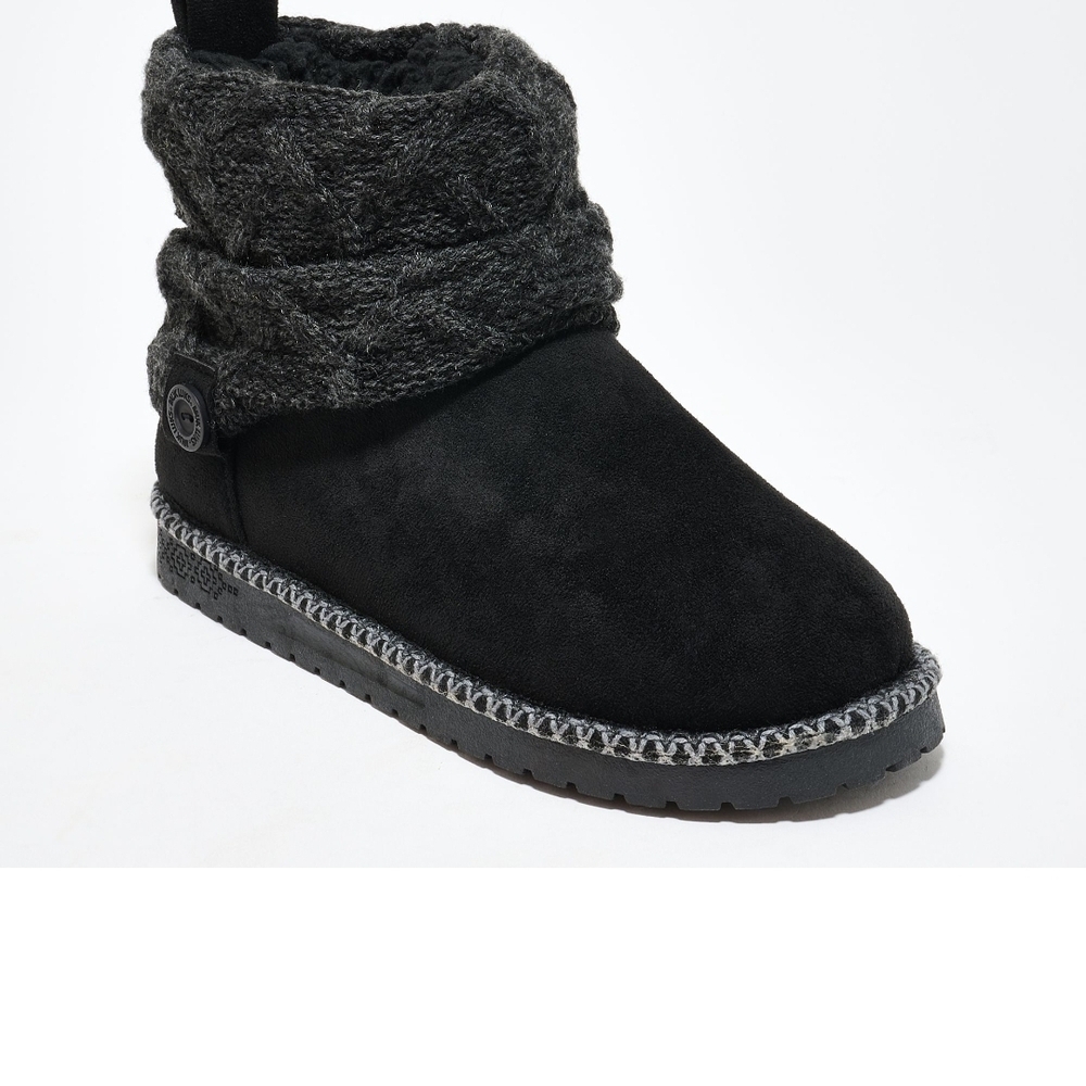 Muk Luks Black Winter Boots Size 10